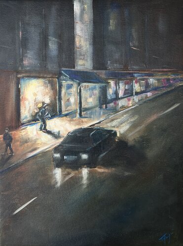 Présences nocturnes di Florence Yangui, Pittura in vendita su Singulart
