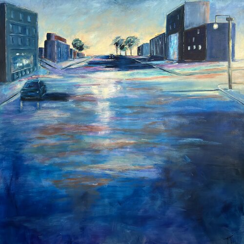 A l'heure claire von Florence Yangui, Malerei kaufen auf Singulart