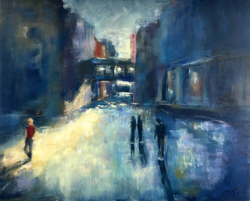 Entre les lignes par Florence Yangui, Peinture en vente sur Singulart