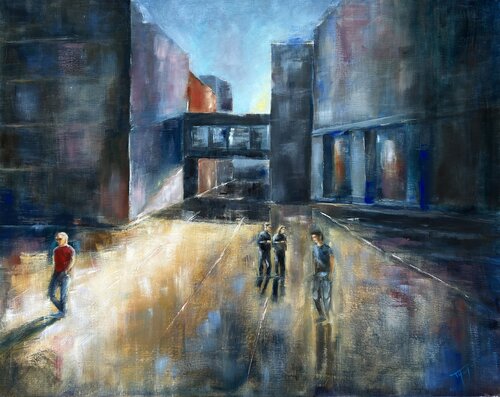 Entre les lignes van Florence Yangui, Schilderij te koop op Singulart