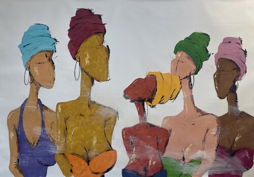 Sisters von Micky Goldstein, Malerei kaufen auf Singulart