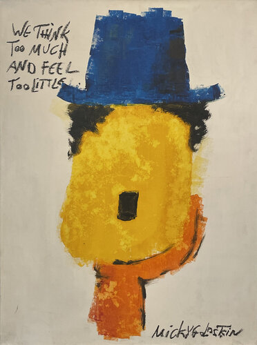 Charlie Chaplin van Micky Goldstein, Schilderij te koop op Singulart