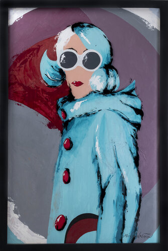 You're Talking to Me? van Micky Goldstein, Schilderij te koop op Singulart