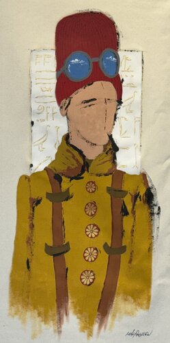 Watcher of the Ancient Silence van Micky Goldstein, Schilderij te koop op Singulart