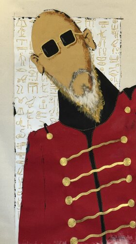 Sergeant Pepper, Guardian of the Forgotten Language van Micky Goldstein, Schilderij te koop op Singulart