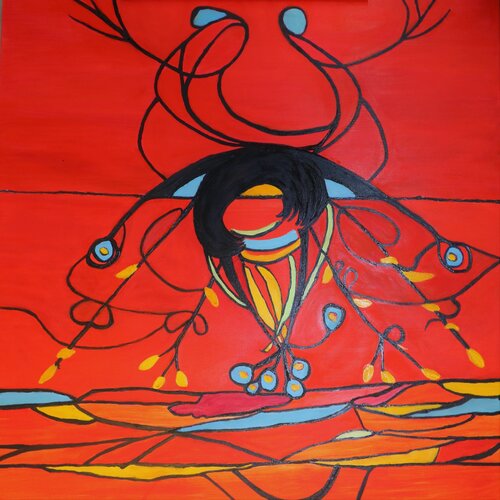 Ne pas se mélanger les pinceaux van Louise Bressange, Schilderij te koop op Singulart