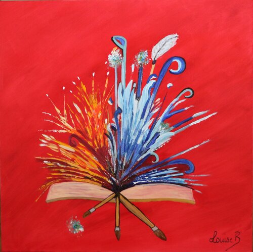 L'Art vibre en liberté de Louise Bressange, Pintura a la venta en Singulart