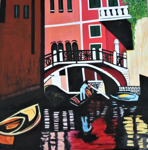 Venise di Louise Bressange, Pittura in vendita su Singulart