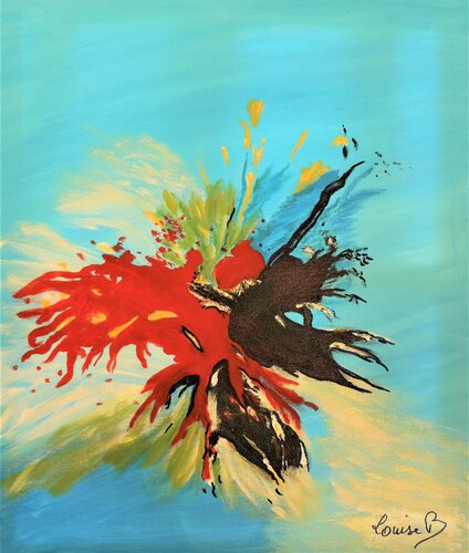 Eclats de couleurs von Louise Bressange, Malerei kaufen auf Singulart