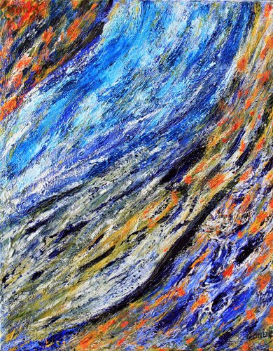 Cascades van Louise Bressange, Schilderij te koop op Singulart