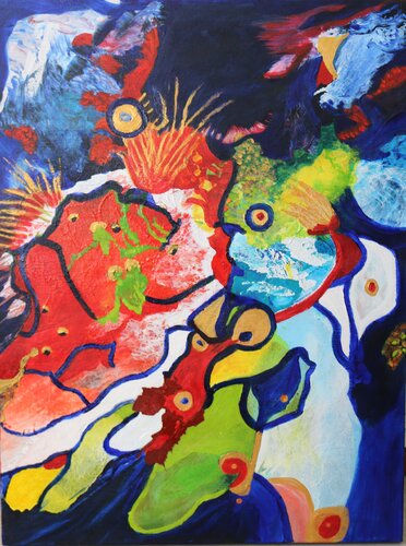 Voyage en couleurs van Louise Bressange, Schilderij te koop op Singulart