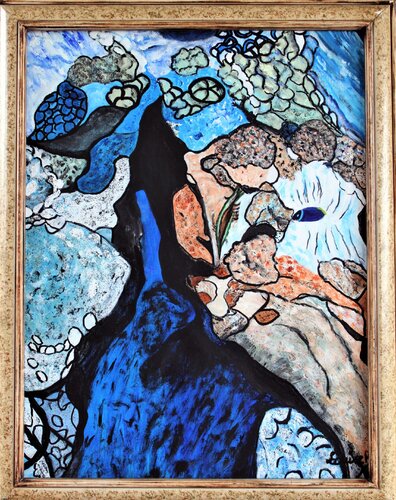 Ballade sous marine van Louise Bressange, Schilderij te koop op Singulart