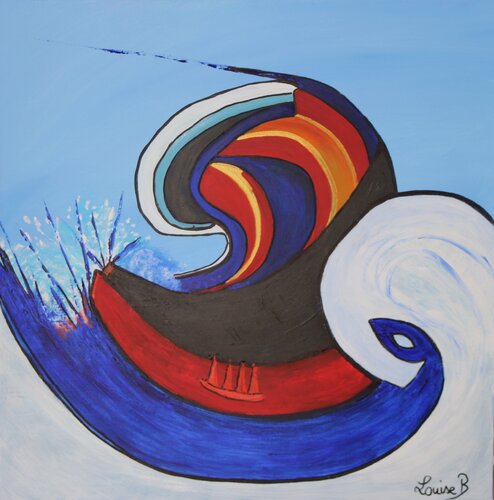 Turbulences di Louise Bressange, Pittura in vendita su Singulart