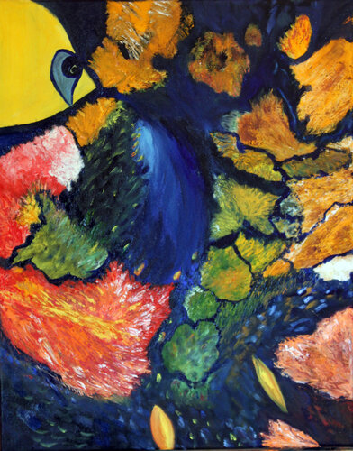 Un monde sous la mer di Louise Bressange, Pittura in vendita su Singulart