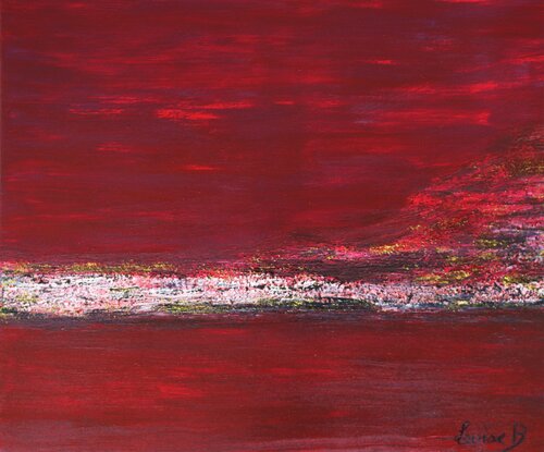 Lumières dans le rouge von Louise Bressange, Malerei kaufen auf Singulart