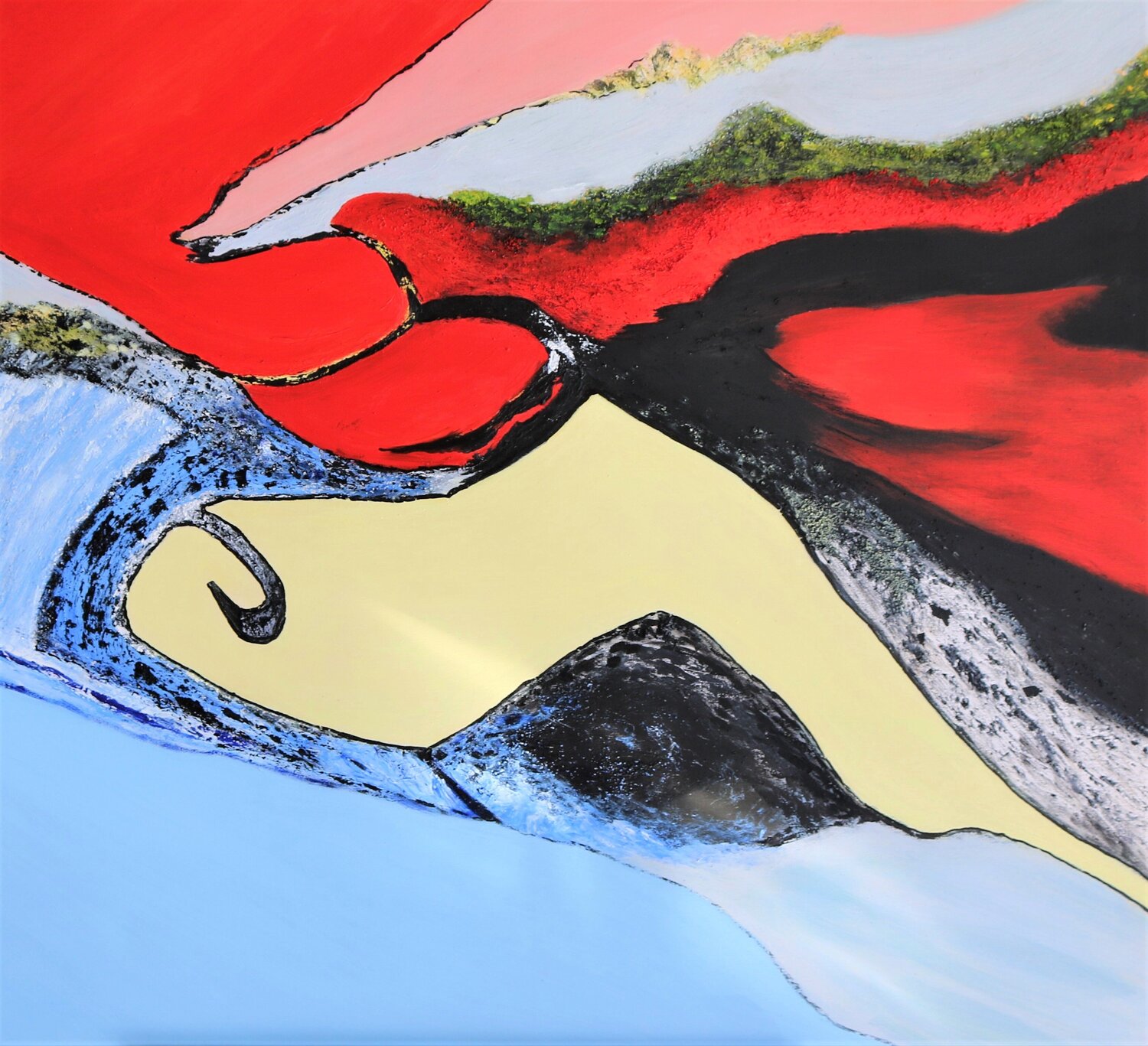 Paysage abstrait Louise Bressange