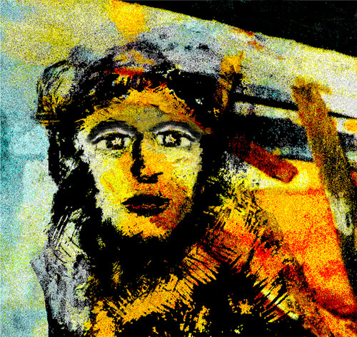 Route de Damas — Portrait de Saint Paul, giclée contemporaine by Dominique Nugues, Print for Sale on Singulart