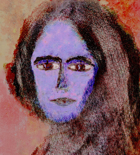 Myosotys de Samarie van Dominique Nugues, Afdruk te koop op Singulart