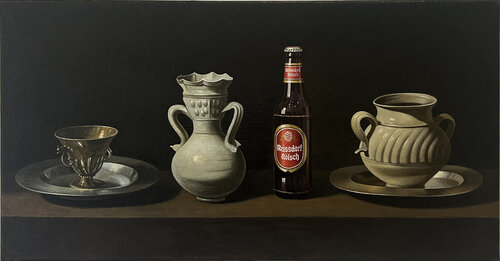 „Stillleben nach Zurbarán“ par Kirill Chudinskiy, Peinture en vente sur Singulart