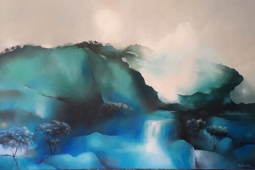 Jardin suspendu 28 di Martial BIDARD, Pittura in vendita su Singulart