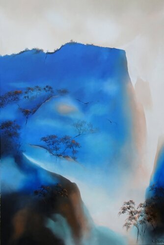 Jardin suspendu 27 von Martial BIDARD, Malerei kaufen auf Singulart