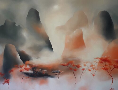 Jardin suspendu 19 van Martial BIDARD, Schilderij te koop op Singulart