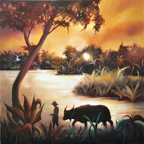 Latitudes 3 van Martial BIDARD, Schilderij te koop op Singulart