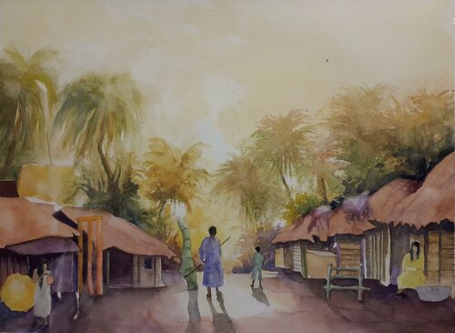 Impressio tropicale by Martial BIDARD, Work on Paper for Sale on Singulart