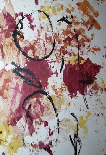 Jugando con color II by Angel Santiago Plata, Work on Paper for Sale on Singulart