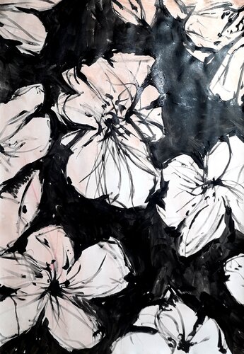 FLORES I by Angel Santiago Plata, Work on Paper for Sale on Singulart