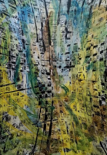 Confinado IV par Angel Santiago Plata, Œuvre sur papier en vente sur Singulart