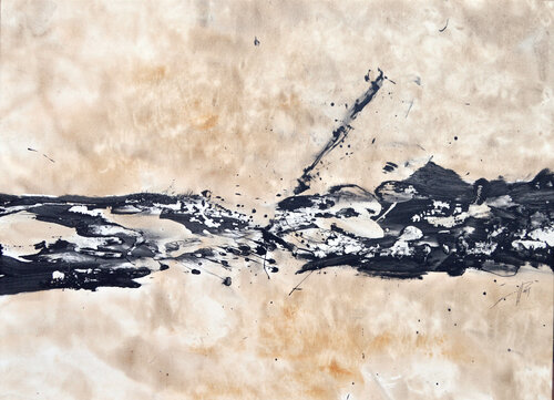 Encuentro 2025-I by Angel Santiago Plata, Painting for Sale on Singulart