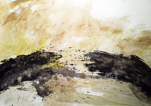 Encuentro 2025-II by Angel Santiago Plata, 종이 for Sale on Singulart