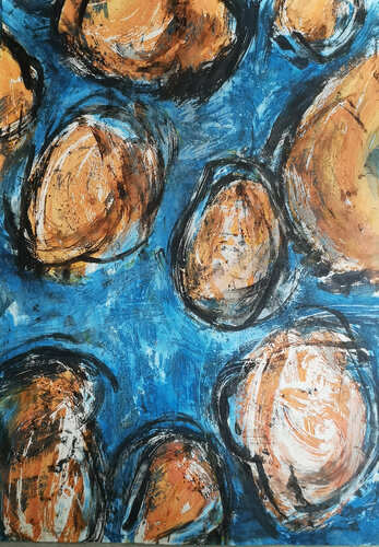 Jugando con color I by Angel Santiago Plata, Work on Paper for Sale on Singulart