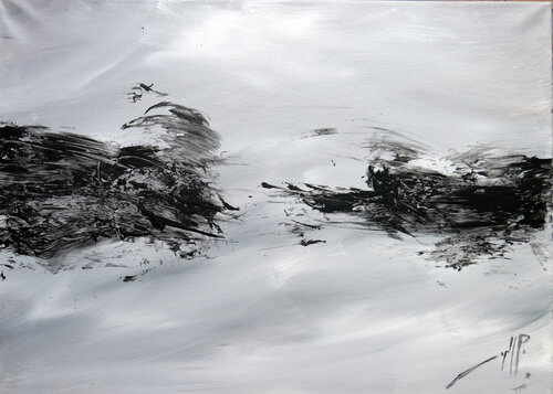 Encuentro 2025-II van Angel Santiago Plata, Schilderij te koop op Singulart