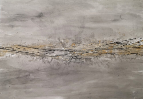HUELLA X by Angel Santiago Plata, Work on Paper for Sale on Singulart
