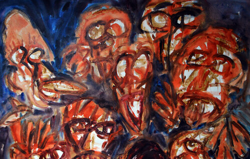 RETRATO I van Angel Santiago Plata, Schilderij te koop op Singulart