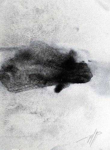 BLACK I van Angel Santiago Plata, Werk op papier te koop op Singulart