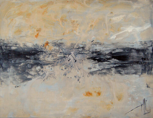 Encuentro 2025-VI van Angel Santiago Plata, Schilderij te koop op Singulart
