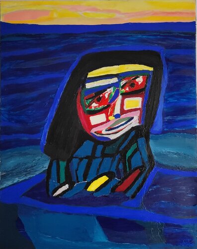 Résilience van Safaa Abbaoui, Schilderij te koop op Singulart