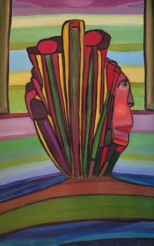 Renaissance van Safaa Abbaoui, Schilderij te koop op Singulart