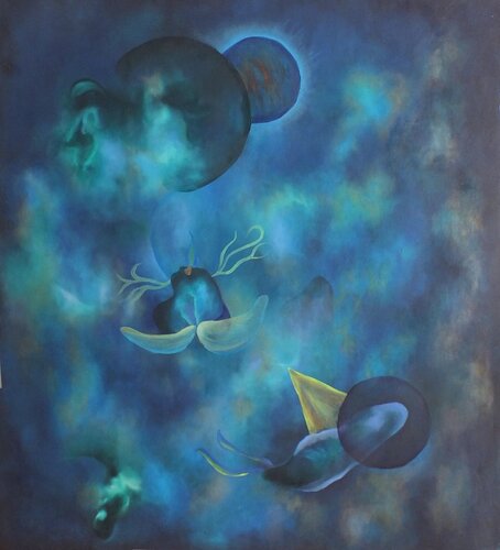 Après l'Horizon des Evènements par Lucie Duban, Peinture en vente sur Singulart