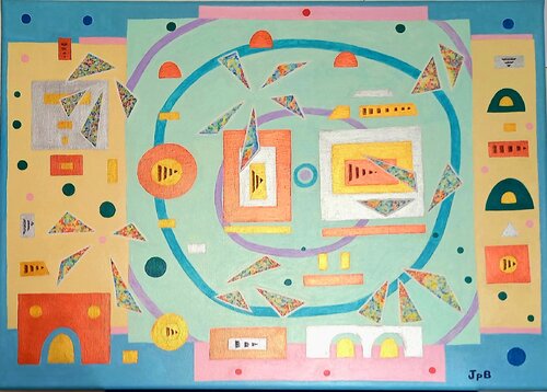 ROME ANTIQUE par Jane Barthès, Peinture en vente sur Singulart