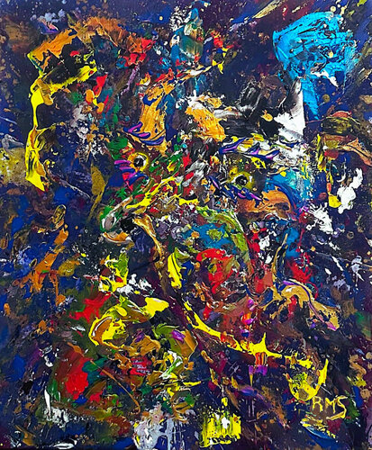 L'ESPRIT CACHÉ di Romeo De Meva, Pittura in vendita su Singulart
