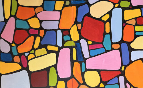 La Mur (die Mauer) van Ulrike Isensee, Schilderij te koop op Singulart
