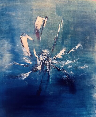 Symphonie d'ombre III par Emna Amous, Peinture en vente sur Singulart