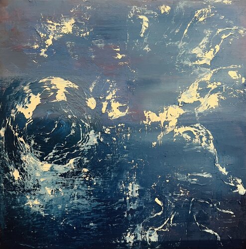 Symphonie d'ombre V par Emna Amous, Peinture en vente sur Singulart