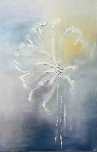 Immortelle fleur par Emna Amous, Peinture en vente sur Singulart