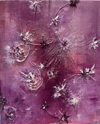 Les Orchidées se Singapour par Emna Amous, Peinture en vente sur Singulart