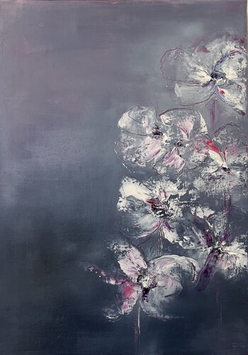 Nerium Oleander van Emna Amous, Schilderij te koop op Singulart